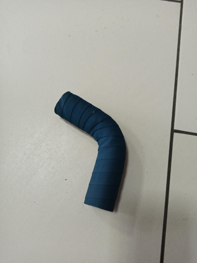 Патрубок радиатора нижний МТЗ-82 (синий)