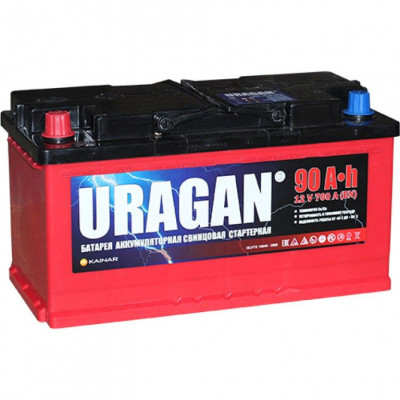 АКБ URAGAN 6СТ 90ah п.п. (EN770) 353*175*190
